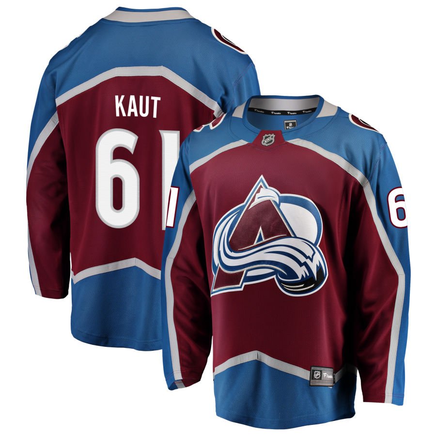 Colorado Avalanche #61 Martin Kaut Red Home Authentic Pro Jersey