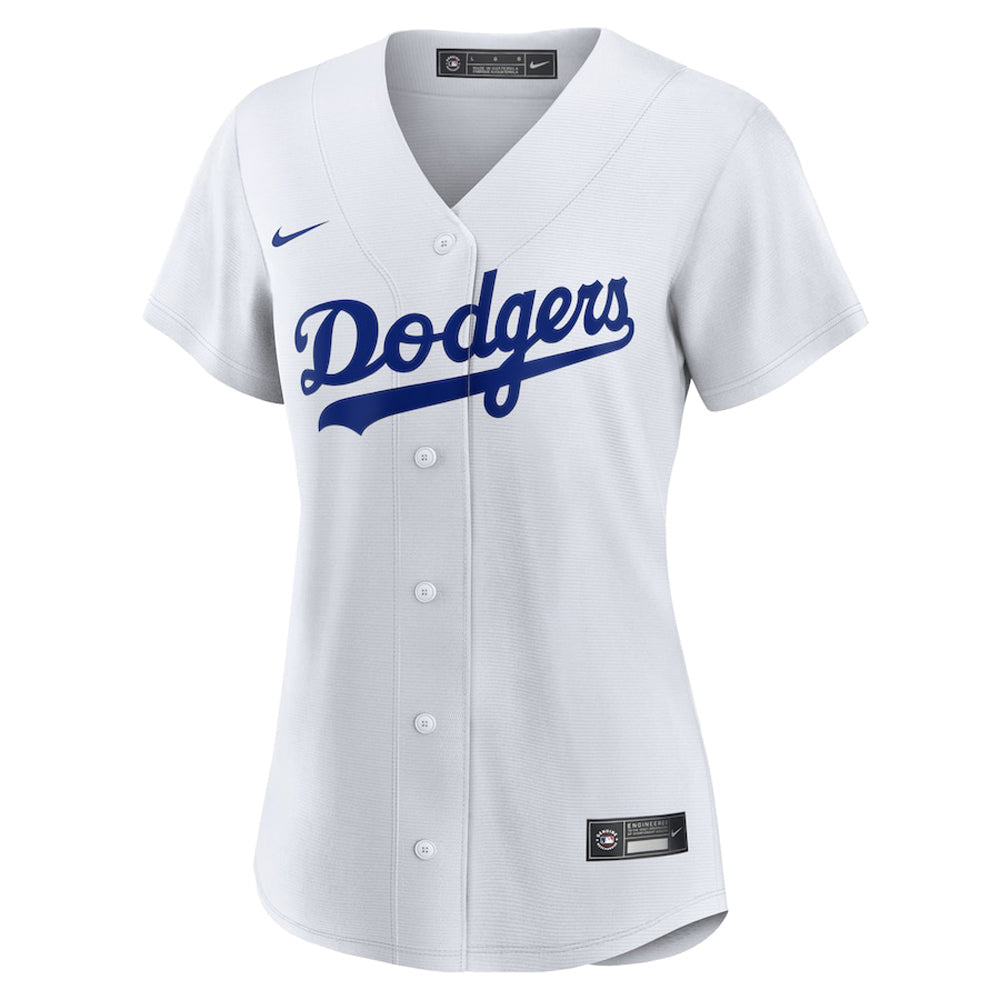 Women's Los Angeles Dodgers Freddie Freeman Cool Base Replica Home Jersey - White